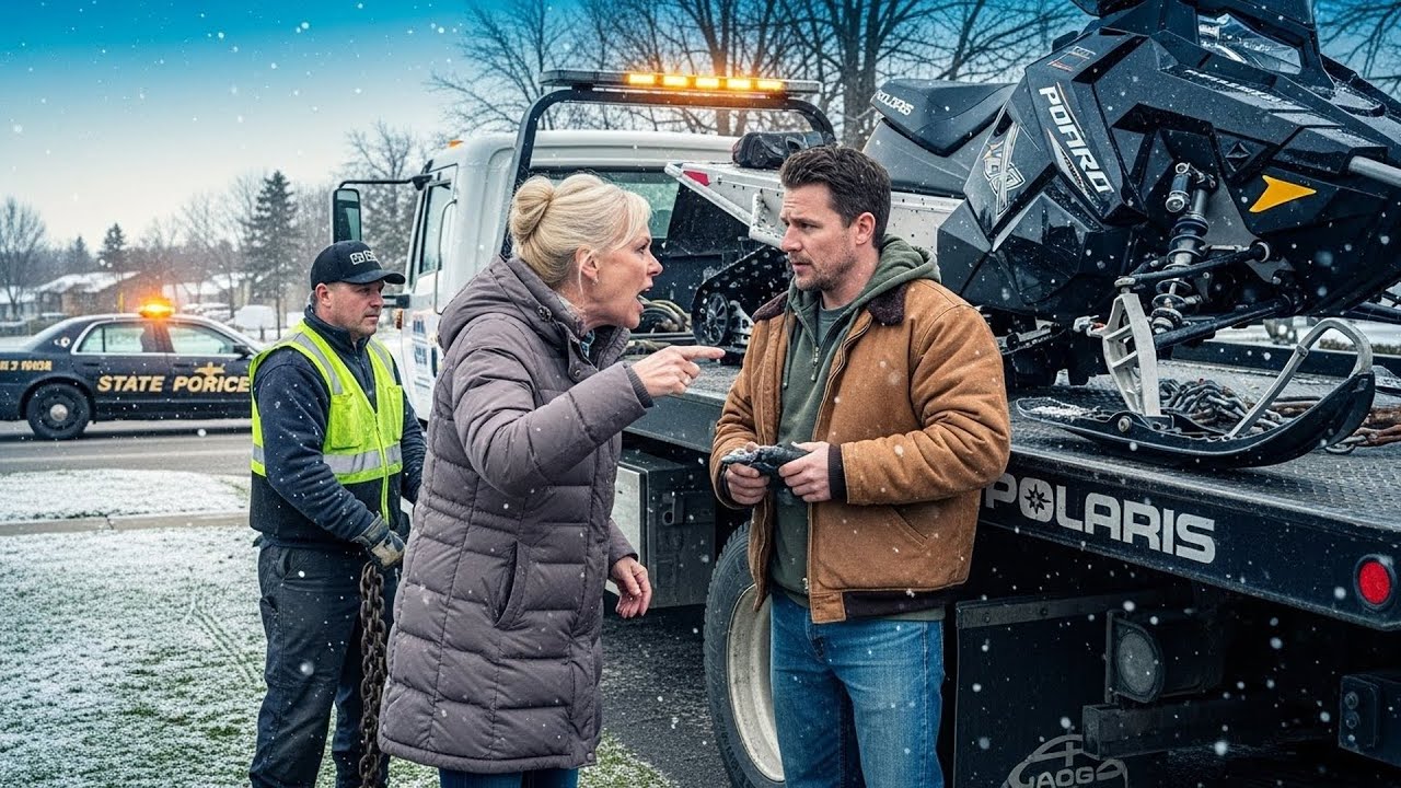 HOA Towed My Snowmobile From My Driveway, Didn't Know The State Patrol Was Coming To Pick It Up