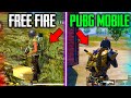 FREE FIRE против PUBG Mobile! СРАВНЕНИЕ FREE FIRE и PUBG Mobile! ФРИ ФАЕР vs ПУБГ МОБАЙЛ! ОБЗОР!