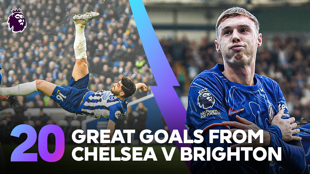 20 Incredible Goals From Chelsea v Brighton