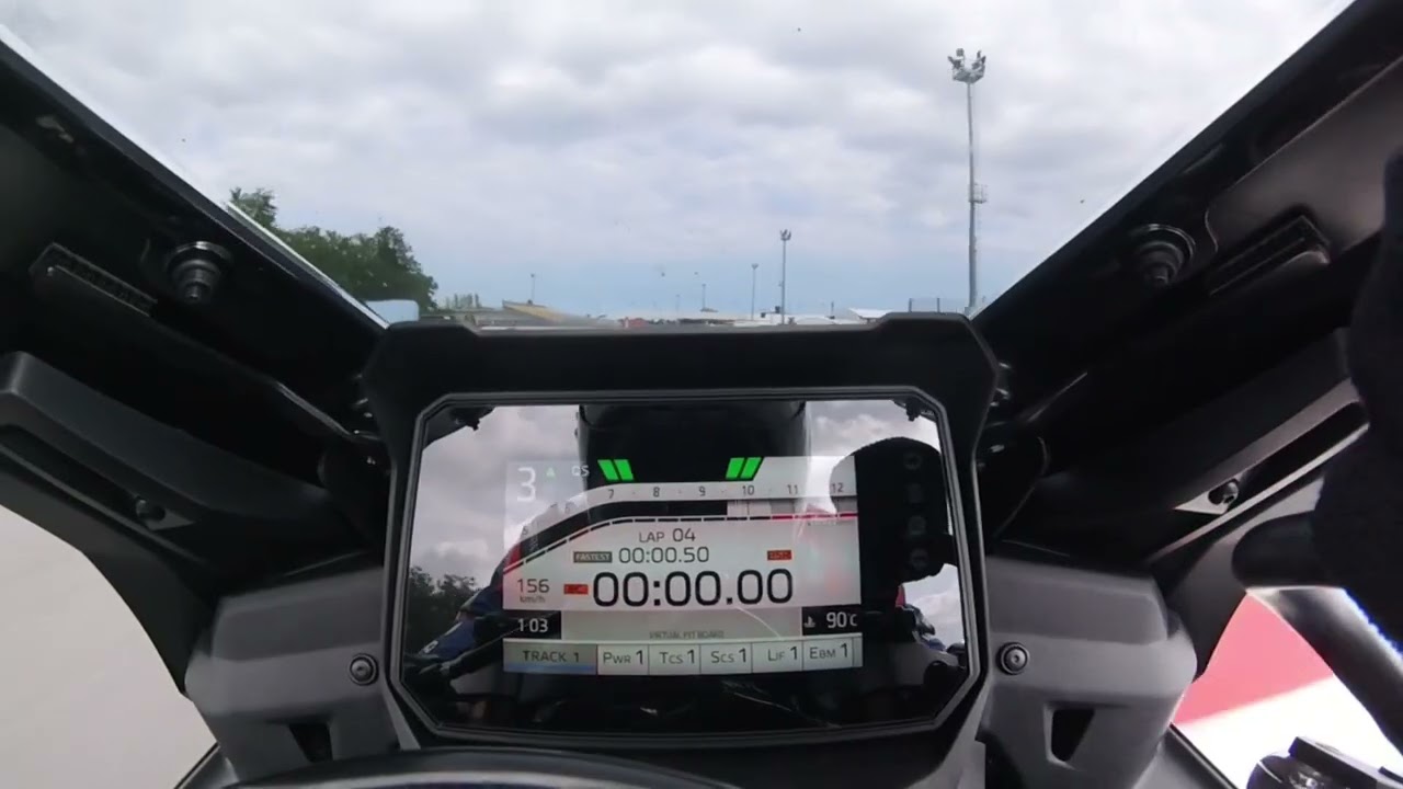 Yamaha R9 onboard at Misano World Circuit