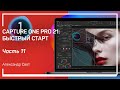 Начало работы с кадром. «Capture One Pro 21: быстрый старт». Александр Свет