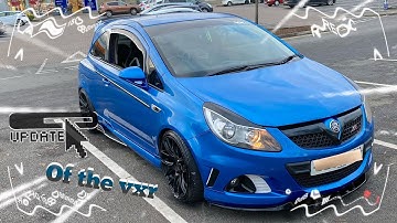 VAUXHALL CORSA VXR THE OLD SPLITTER**** RIPPED OFF THE FRONT BUMPER ****UPDATE ON