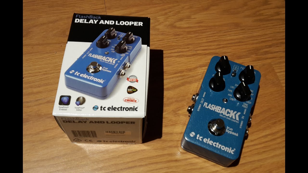 TC Electronic Flashback Digital Delay And Looper - YouTube