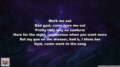 Shenseea & Wizkid-Work Me Out (Lyrics)