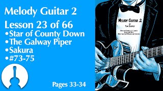 Melody Guitar Book 2, Lesson 23 | Melodies with 5th String B (pages 33-34)