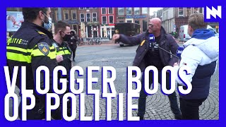 Vlogger krijgt ruzie met de politie tijdens interview met Dennis