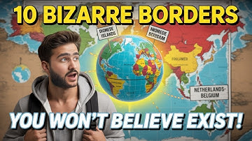 The Weirdest Borders Between Countries in the World 🌍 | Unique Info