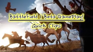 Battlefield 1 Beta Gameplay Quick Clips (Full Trailer Song!)