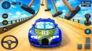 Real Ultimate Extreme Crazy Mega Ramp Car Racing Gameplay | car Racing Impossible Stunts 3D #cargame screenshot 4