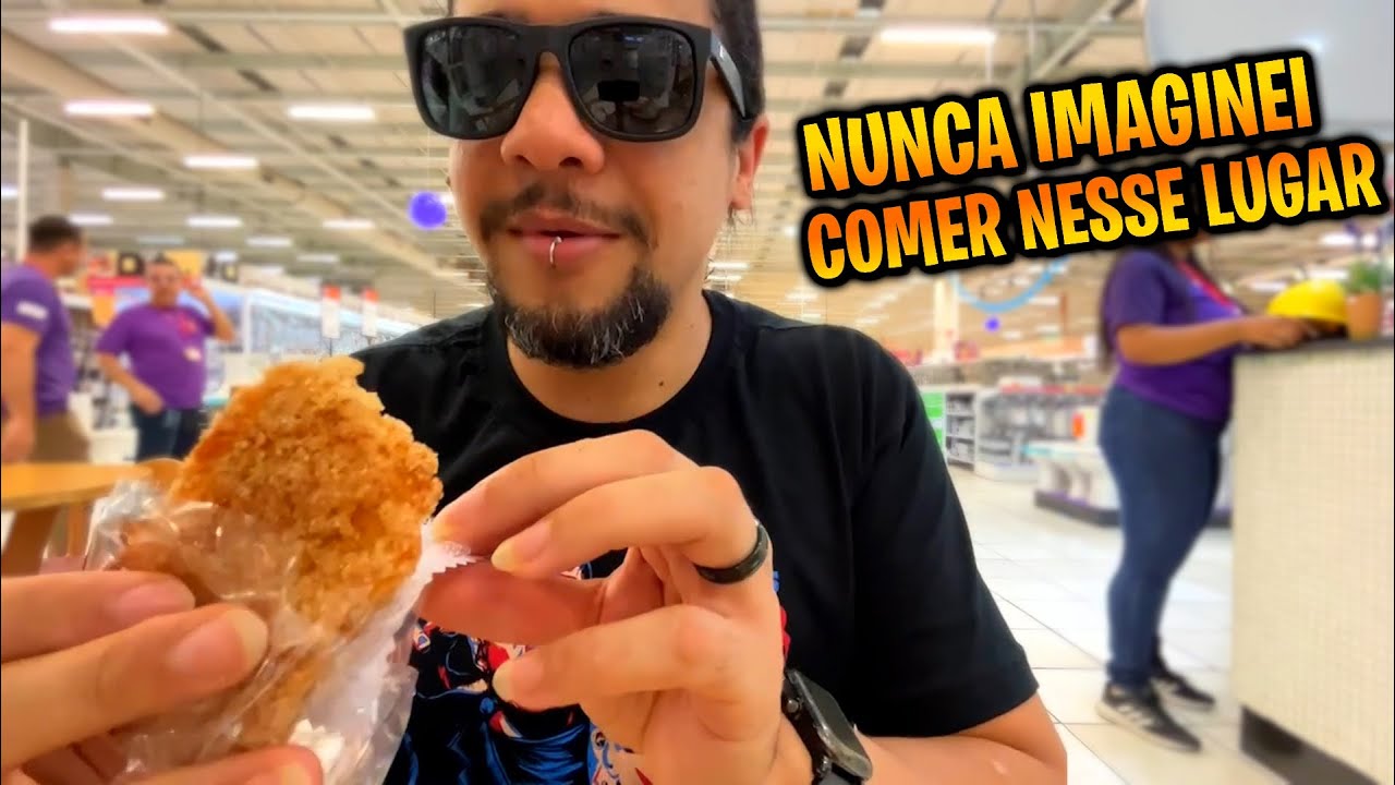 COMENDO NUM LUGAR IMPROVÁVEL E VIMOS MEGAN