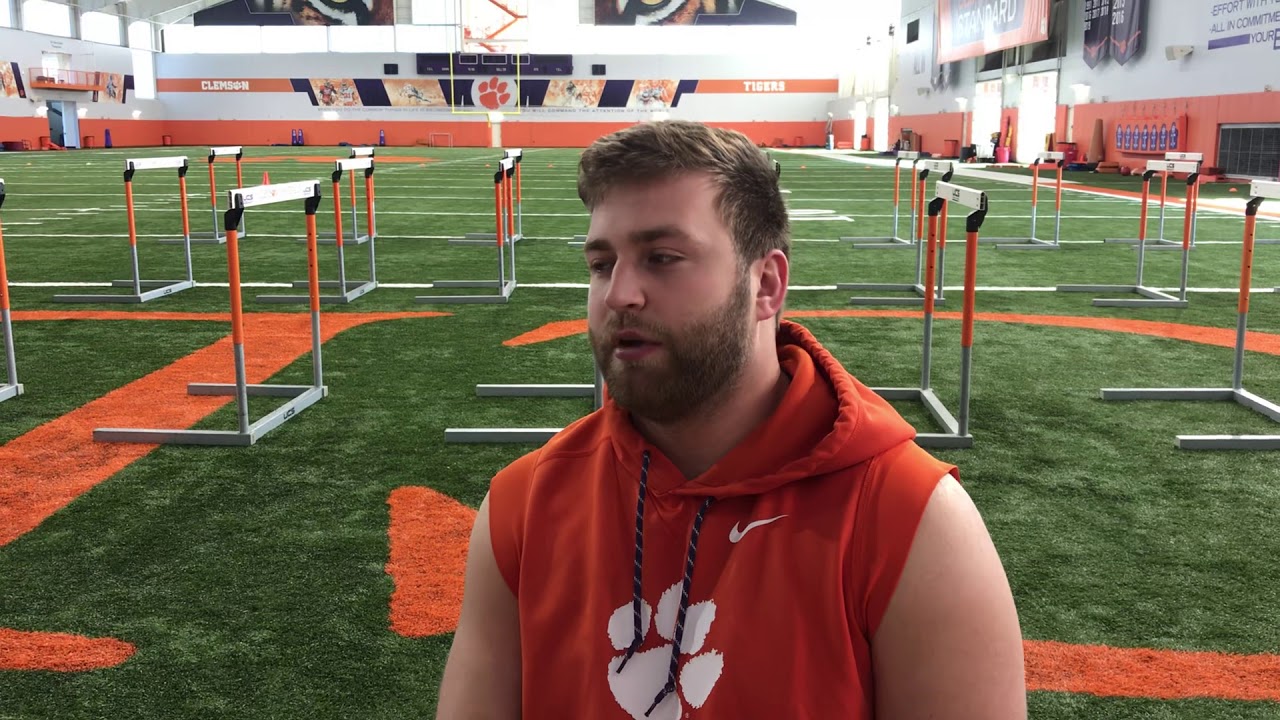 JC Chalk at Clemson National Championship Media Day Part 1 YouTube