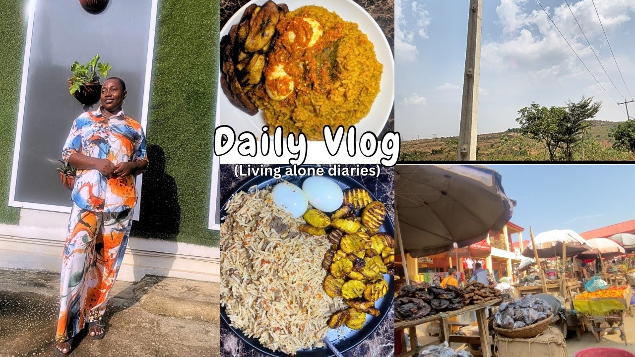 Living Alone in Nigeria | Cooking | Work | Market Days | Soft Introvert Lifestyle