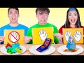NO HAND VS ONE HAND VS TWO HAND | CRAZY GAME CHALLENGES &amp; FUNNY SITUATIONS BY CRAFTY HACKS