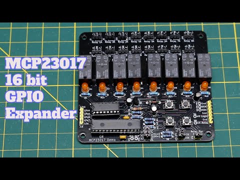 Mcp23017 Gpio Expander Demo Pcb: Arduino Uno Relay Driver