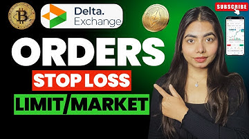 Types of Orders on Delta Exchange Explained (With Live Demo) for Beginners