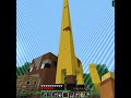 building funny giraffe on the 100 by 100 Minecraft World
