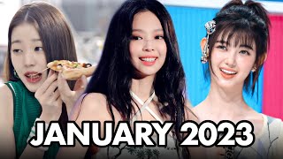 Everything that happened in January 2023 (Kpop News &amp; Moments)