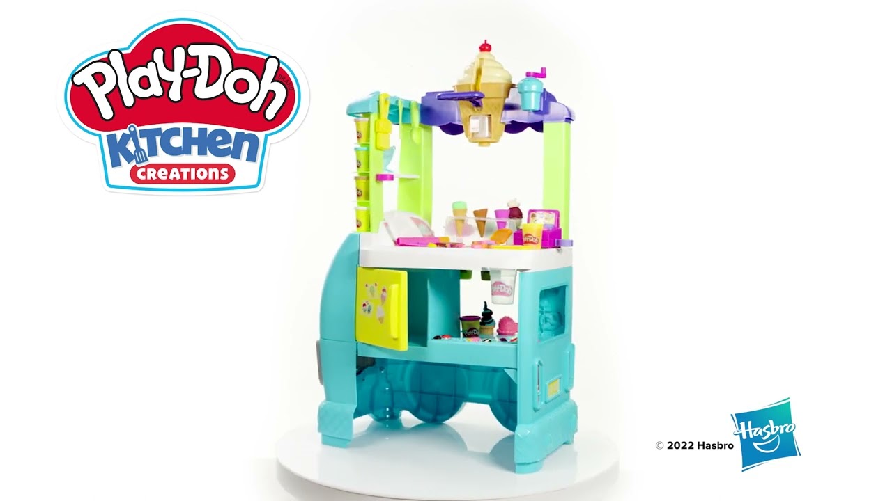 PlayDoh Kitchen Creations Ice Cream Truck Playset GAME YouTube