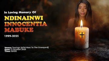 Ndinainwi Innocentia Mabuke - Memorial Service (17 October 2025)