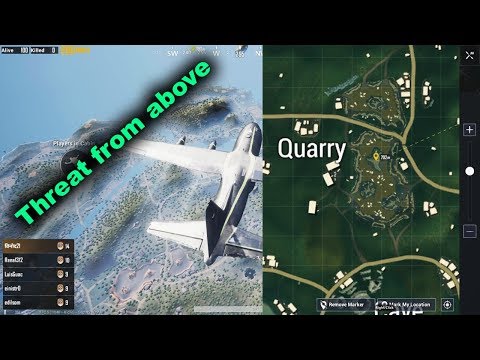 land-at-the-thickest-column-of-the-quarry,-sanhok-|-threat-from-above-|-pubg-mobile-missions