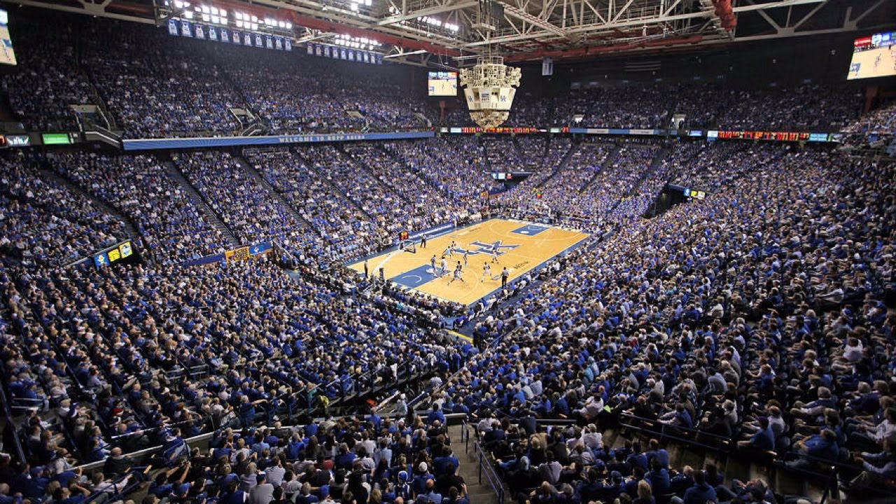 Top 5 college basketball stadiums - YouTube