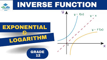 INVERSE FUNCTIONS GRADE 12| EXPONENTS & LOGARITHMS EQUATION| HOW FIND LOG FUNCTION