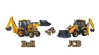 JCB vs Bull Backhoe Loader by Aju's Diary 544 views 10 months ago 2 minutes, 25 seconds