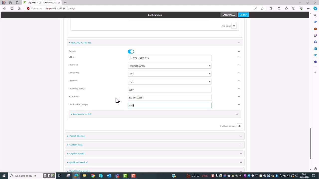 How to configure Port Forwarding rules on a Digi router running Digi ...