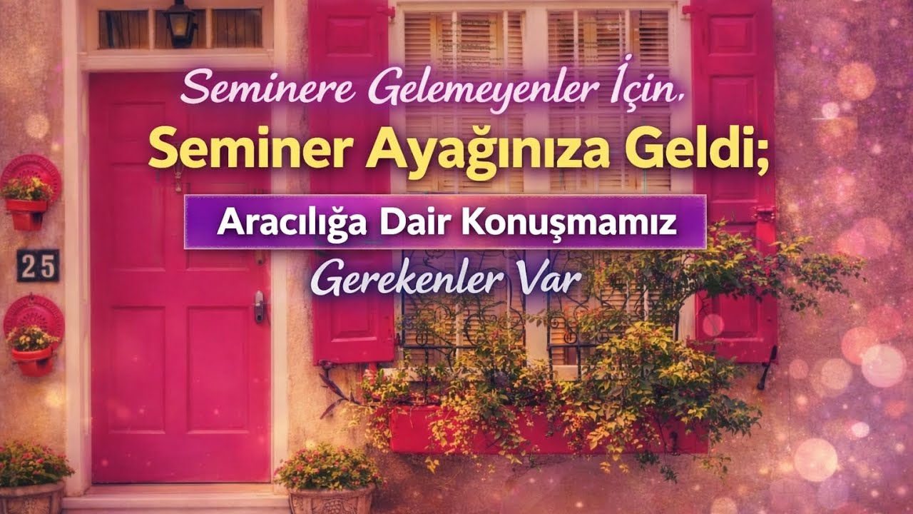 Aracılıktan önce bazı problemlerimizi konuştum