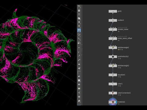 Spiral Symphony: Houdini's Clever Choreography with VEX Magic - YouTube