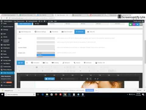 Creating a link in Slider Revolution