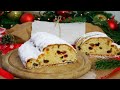 Stollen (German Holiday Bread) 🎄NO yeast - Easy Recipe 🎄Christmas Cake!🎄 Quarkstollen