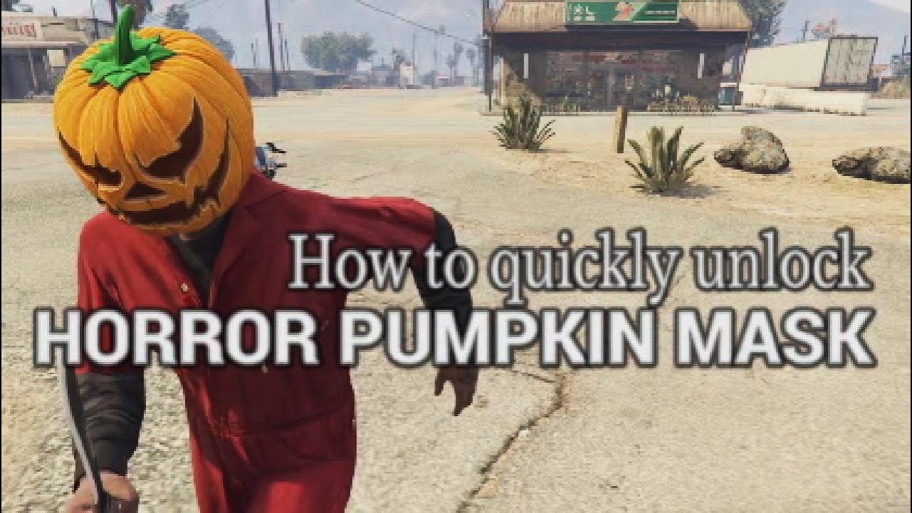 FASTEST ROUTE TO UNLOCK HORROR PUMPKIN MASK - YouTube