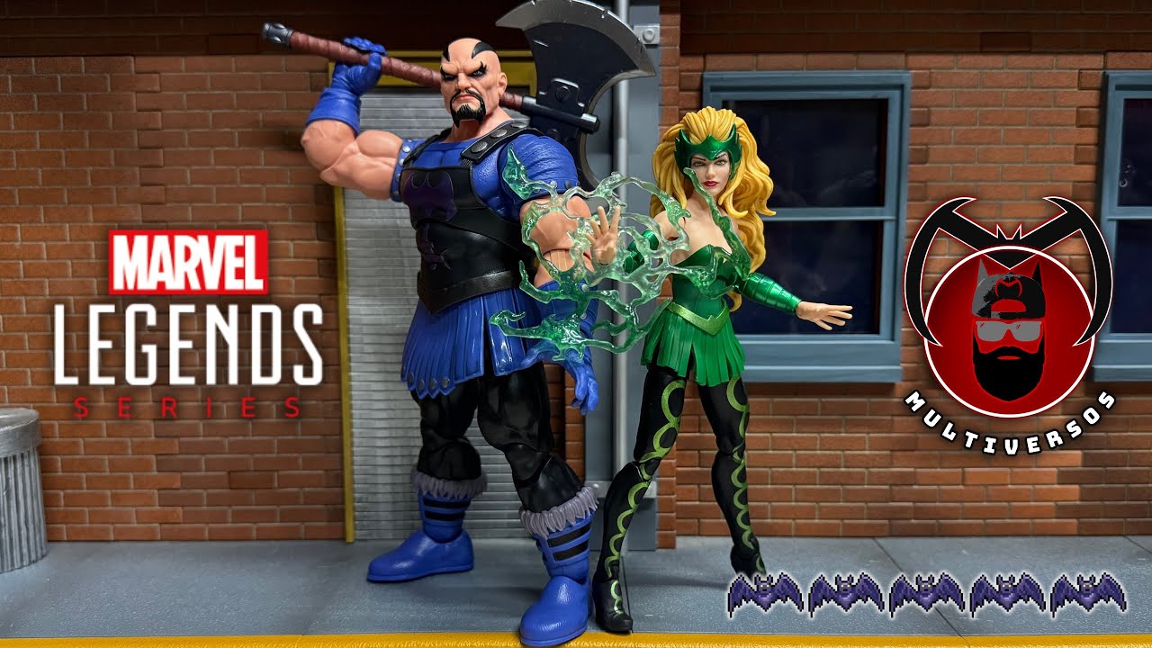 Unboxing y revisión Enchatress & The Executioner BAF Marvel Legends en español la última BAF del año
