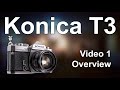 Konica Autoreflex T3 Video Manual 1: 35mm Film SLR Camera Overview and Use, How to and Instructions