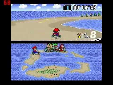 super mario kart snes cheats