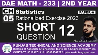 DAE MATH 233 Chapter 5 Short Question 12