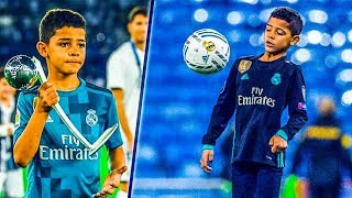 C.Ronaldo'nun Oğlu Ronaldo Jr'in Büyüleyici Golleri ve Çalımları ᴴᴰ