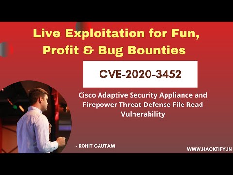 Live Exploitation of CVE 2020-3452 File Read Vulnerability in Cisco ASA/FTD