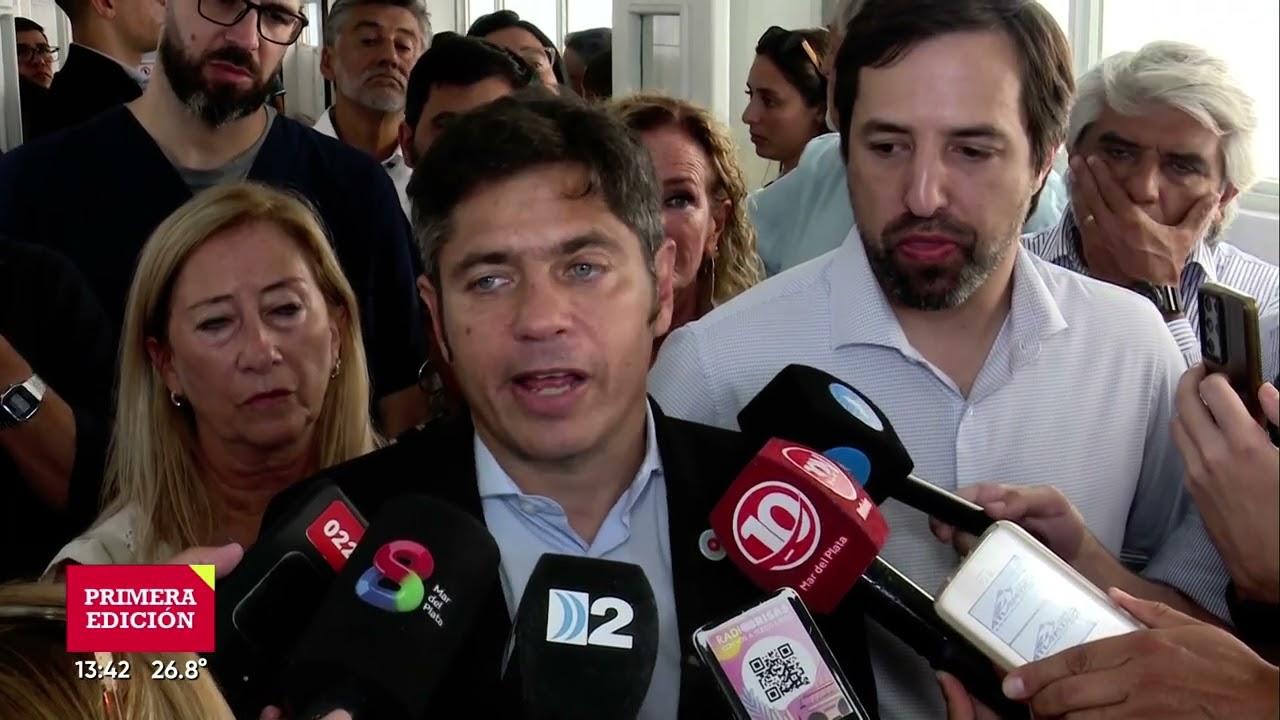 AXEL KICILLOF EN MAR DEL PLATA