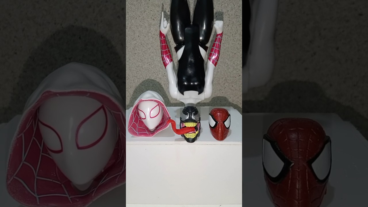 Задание «Человек-паук Гвен»: выберите подходящую голову для неё 