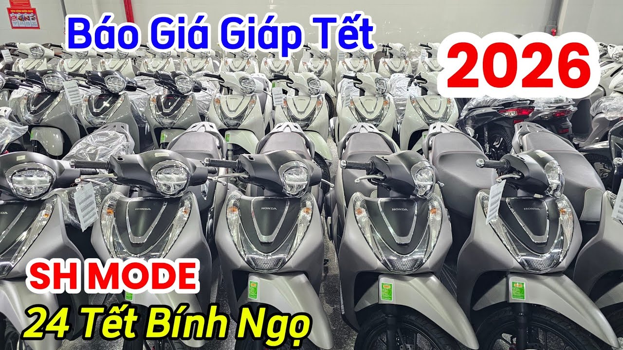 Báo giá SH MODE mới nhất giáp tết 2026 tại head Huỳnh Bạch Tùng  Khải Phạm #shmode #mode #125 #2026 