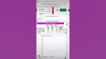 How to create progress bars in Google sheets
