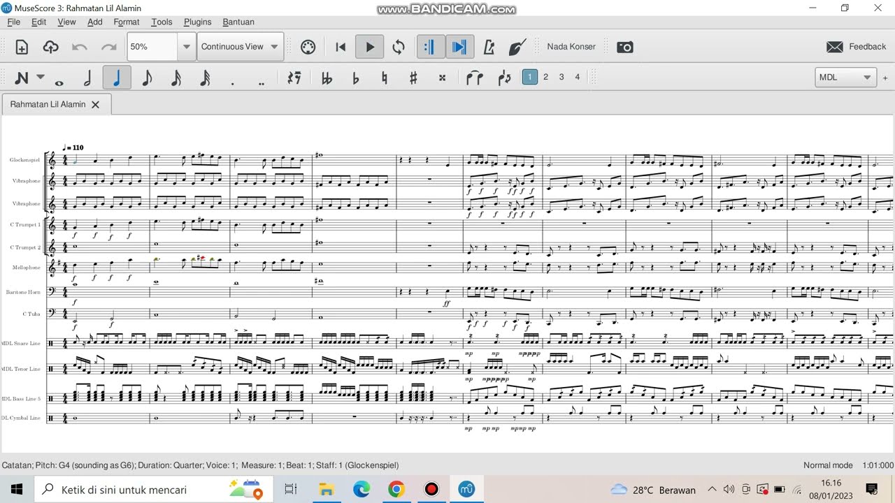 Rahmatun Lil'Alamin-Maher Zain, Drumband Arransment (Cover) Parade Kirab Version