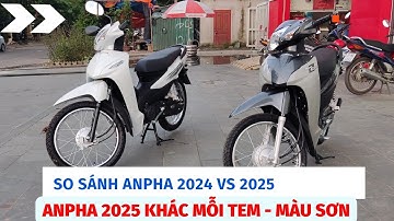 So sánh Wave Anpha 2025 vs Anpha 2024. Anpha bản cổ điển và bản tiêu chuẩn, Báo giá Anpha 08/2024