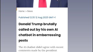 American president Donald Trump is brutally destroyed by his own truth social Ai Chatbot! screenshot 5