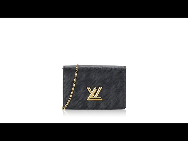 Louis Vuitton Epi Twist Wallet On Chain Noir 