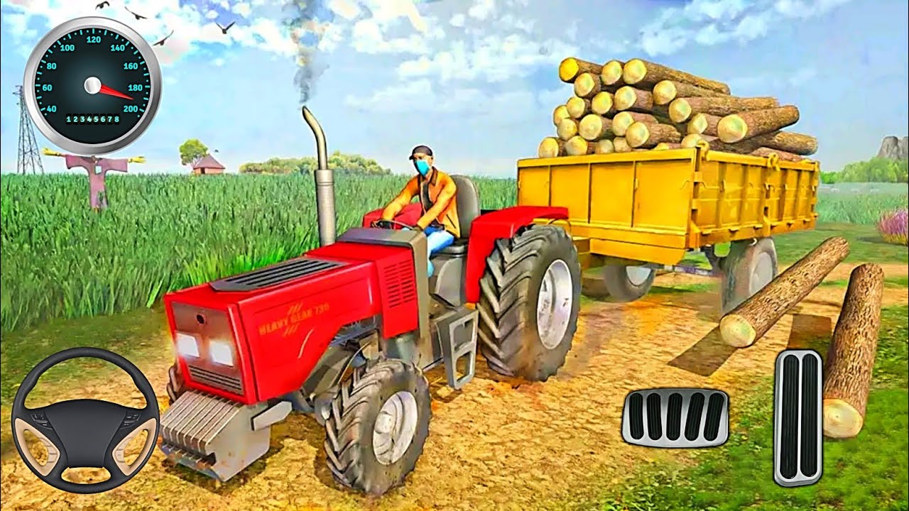 Heavy Duty Tractor Farming Tools 2020 - Direksiyonlu Traktör Çiftlik Oyunu 2020
