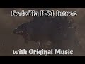 Godzilla PS4: All Monster Intros with Original/Real Music