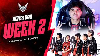 MPL ID Season 18 Alter Ego Esports Week 2 #ALTERDAY